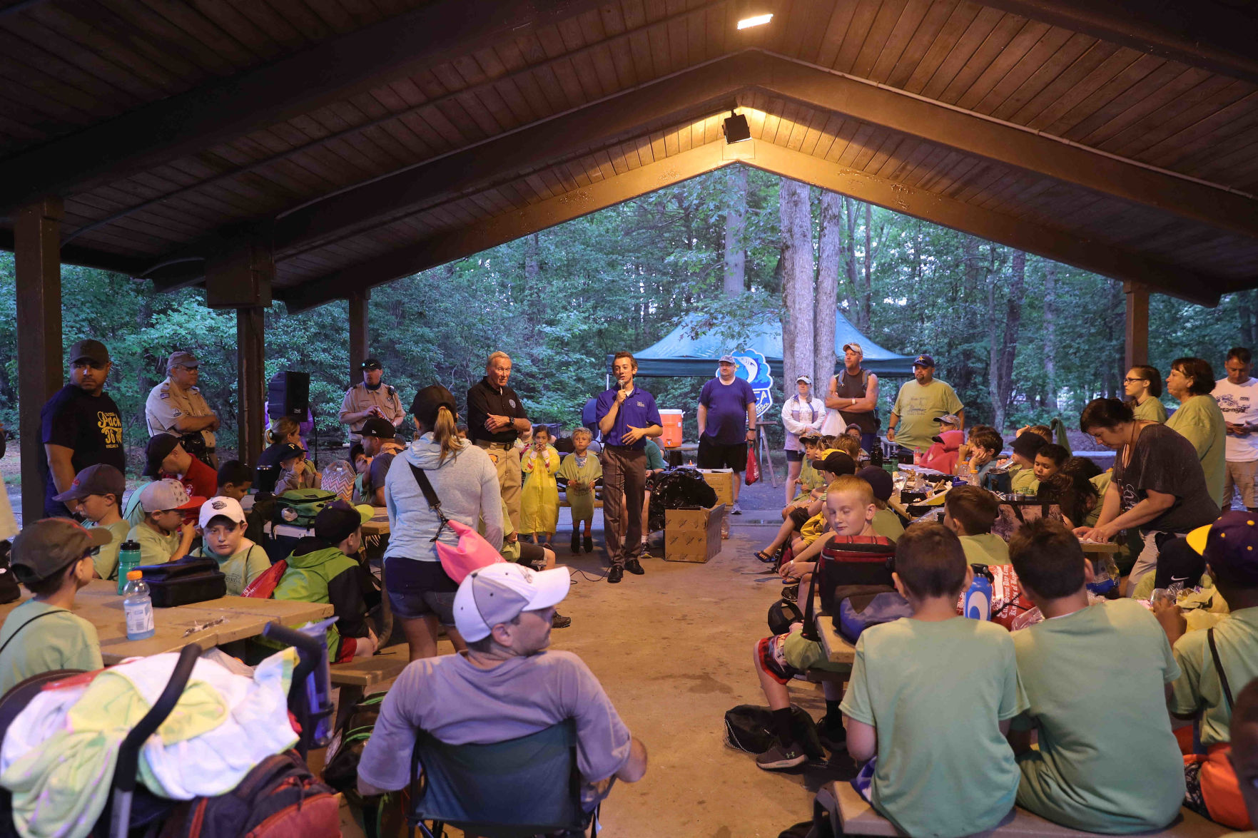 Joe Martucci conducted a safety and weather for Boy Scout troops